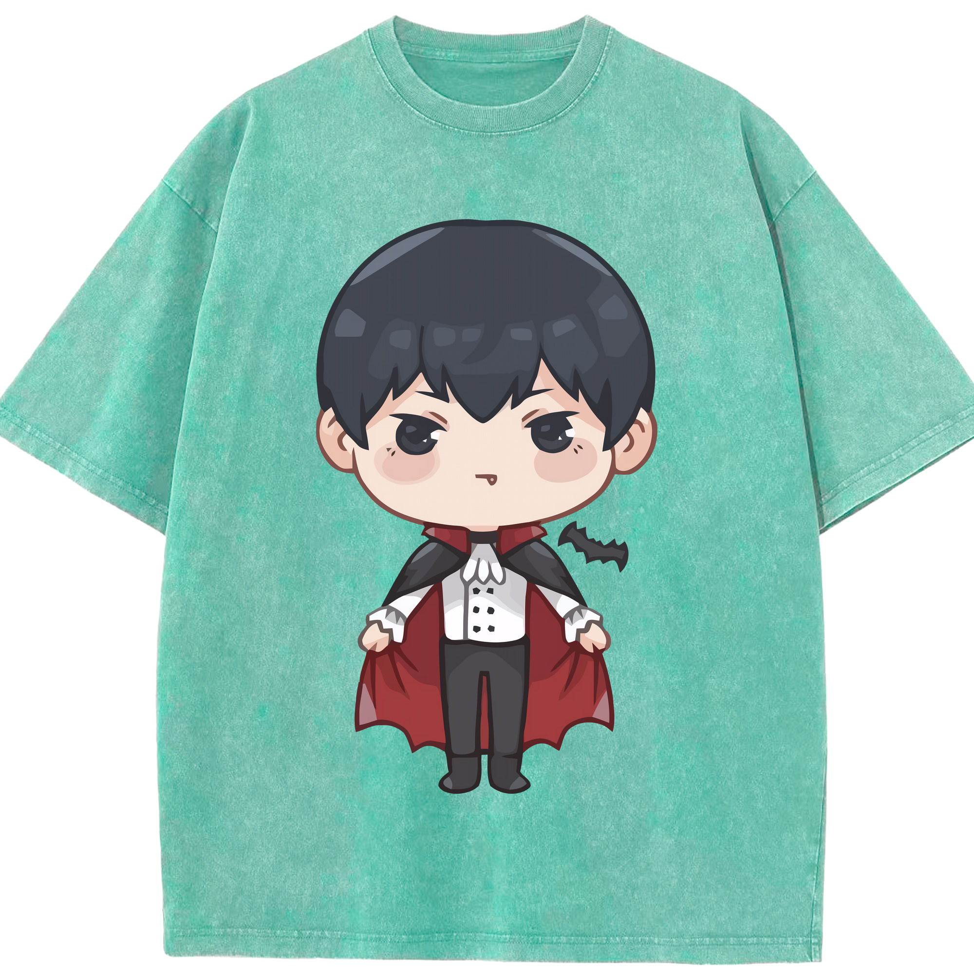 （画像用） ハイキュー!! Haikyu!! 綿100% ヴィンテージ風 半袖Tシャツ（フロントプリント）